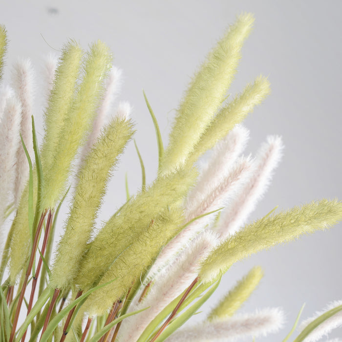 Bulk 34"  Bunny Tails Dog's Tail Grass Spray Stems Branches Artificial Plants Wholesale