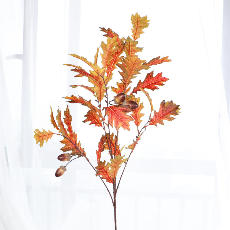 Lot de 15 branches de glands extra longues de 37 pouces, tiges artificielles d'hiver en gros