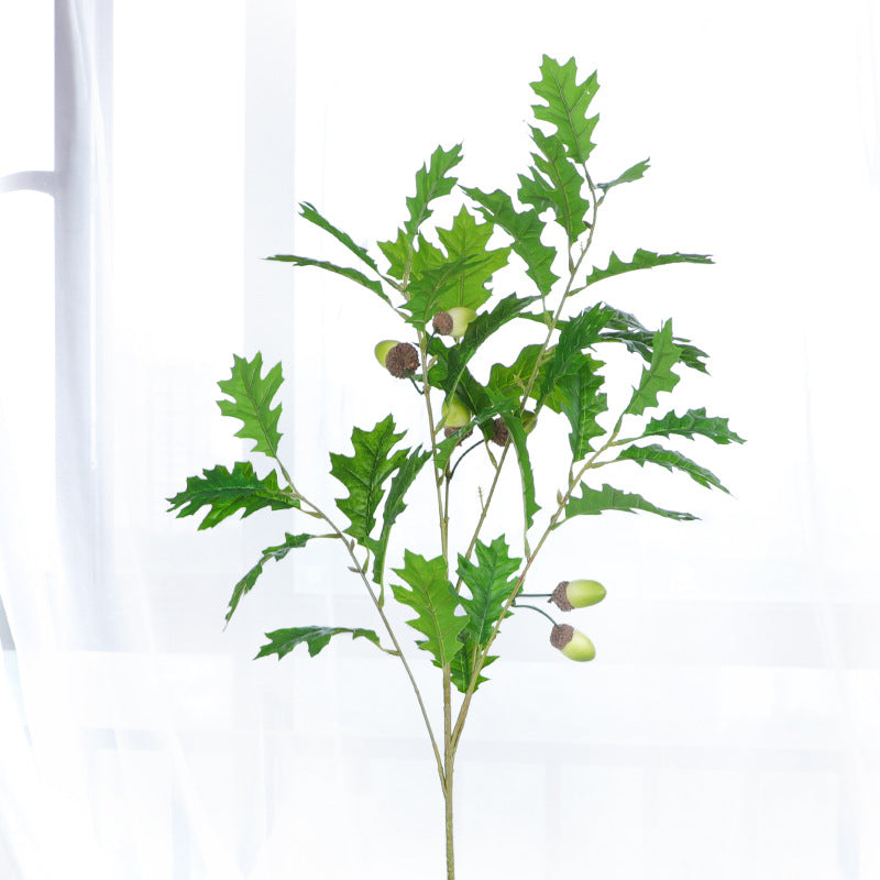 Lot de 15 branches de glands extra longues de 37 pouces, tiges artificielles d'hiver en gros