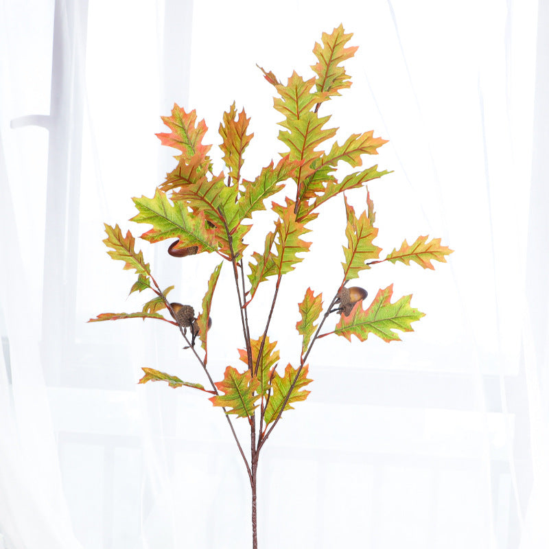 Lot de 15 branches de glands extra longues de 37 pouces, tiges artificielles d'hiver en gros