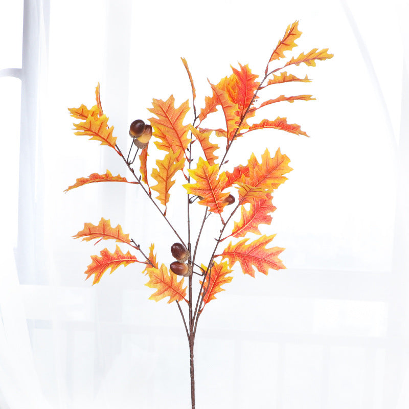 Lot de 15 branches de glands extra longues de 37 pouces, tiges artificielles d'hiver en gros