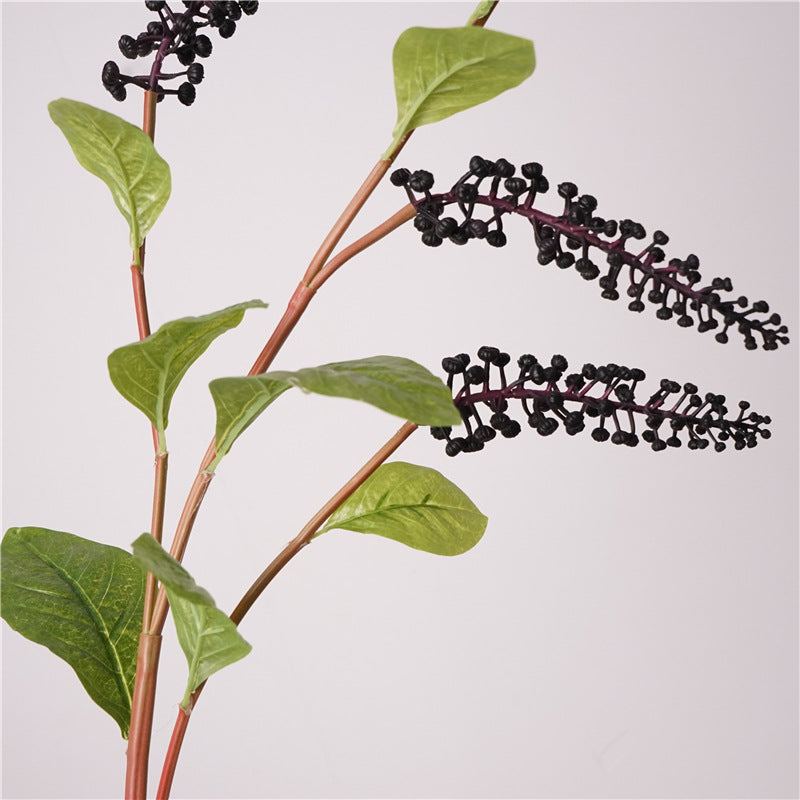 Bulk American Pokeweed Branches - 37" Tall Natural Fall & Winter Stems for Wedding Centerpieces and Home Decor Wholesale