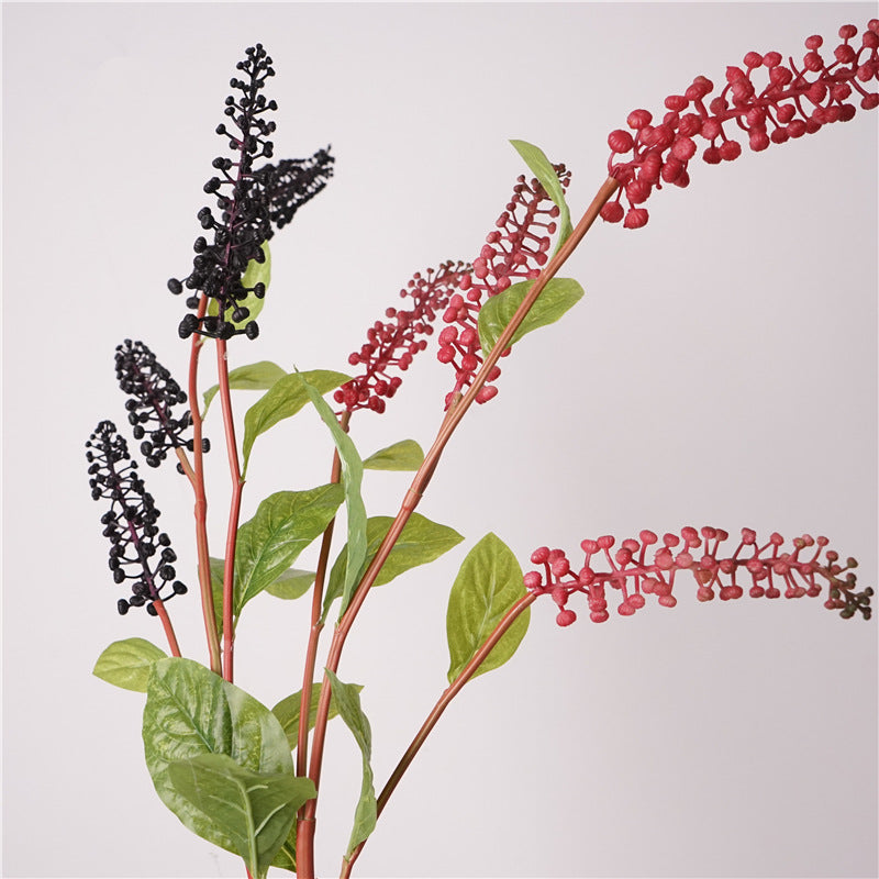 Bulk American Pokeweed Branches - 37" Tall Natural Fall & Winter Stems for Wedding Centerpieces and Home Decor Wholesale