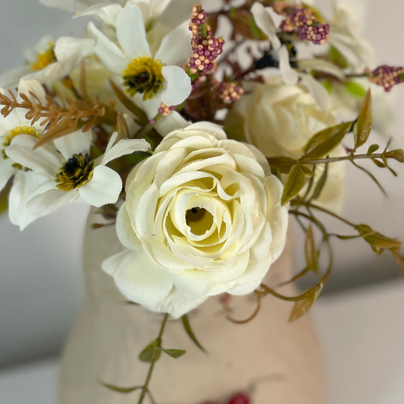 Bulk Exclusive Animal Novelty Cat Planter Artificial Flowers in Cat Pot for Cat Lovers Wholesale