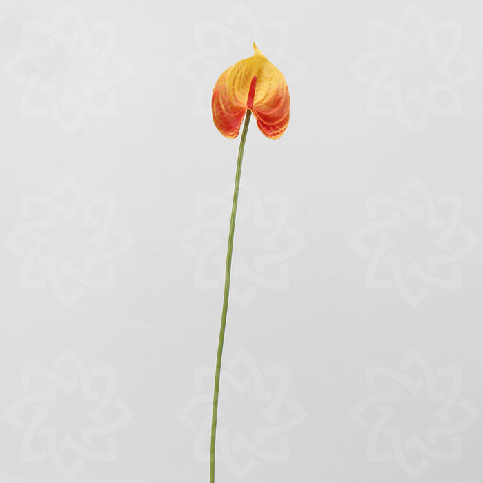 Bulk 23" Anthurium Tallos Real Touch Flores Artificiales Al Por Mayor 