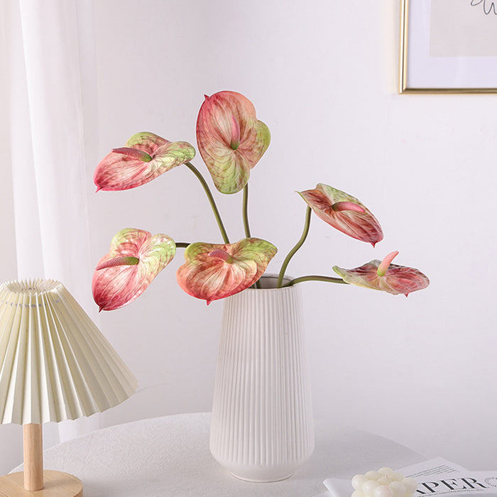 Bulk 35 inches Tall Extra Long Anthurium Stems Real Touch Flowers Wholesale