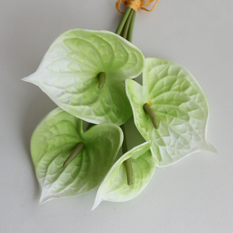 Bulk Anthurium Flowers Bouquet Real Touch Artificial Wholesale