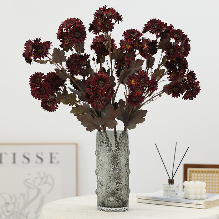 Bulk 26" Artificial Autumn Daisies Chamomile Stems Silk Flowers for Wedding Home Decor Wholesale