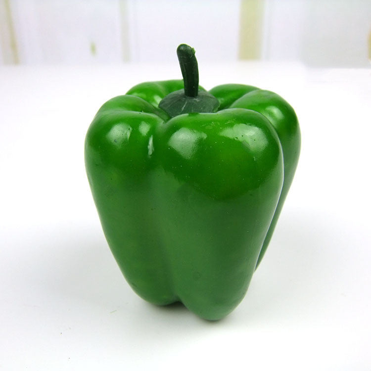 Bulk Artificial Bell Peppers Faux Vegetables for Decoration Home Wholesale
