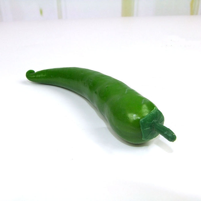 Bulk Artificial Bell Peppers Faux Vegetables for Decoration Home Wholesale