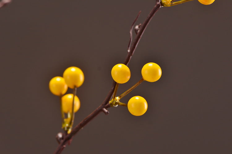 Lot de 12 bouquets de baies sacrées de 35 pouces pour grand vase, fleurs de naissance de décembre, vente en gros 