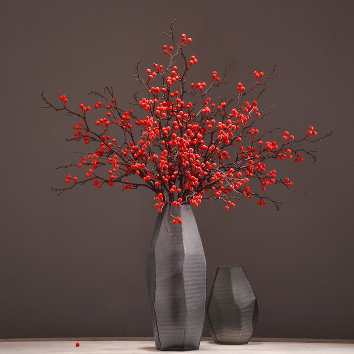 Bulk 12Pcs 35" Extra Long Berries Bouquet for Tall Vase Table Centerpiece Wholesale