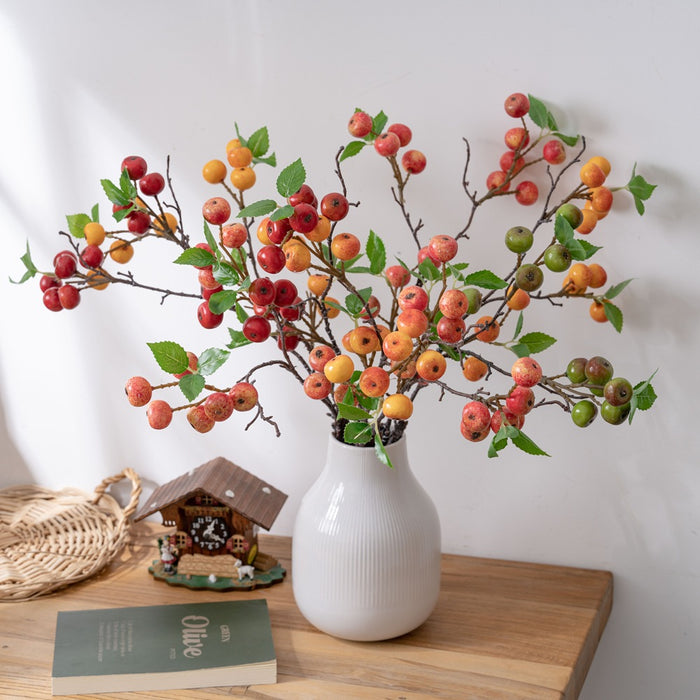 Bulk 20" Artificial Berry Stems - Fake Fall Berries for Autumn Home Decor, Thanksgiving, Wreaths & Fall Arrangements Wholesale