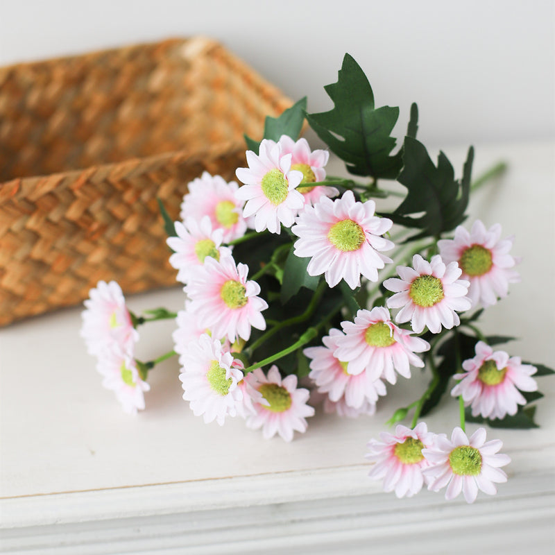Bulk Artificial Flowers Daisy Bouquet Bush Faux Spring Flowers Wholesale