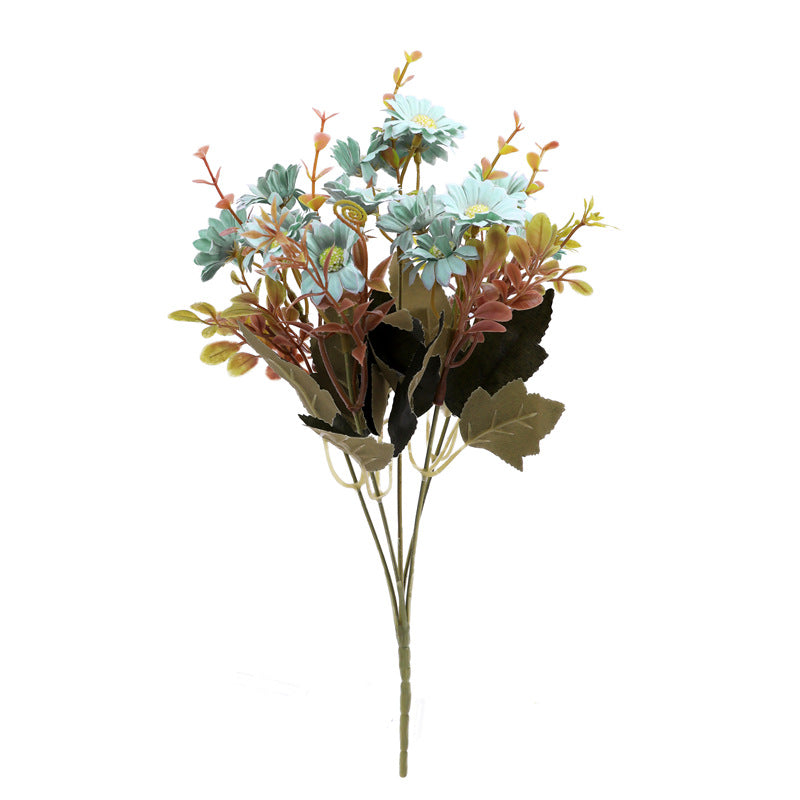 A granel, 12 Uds., 12 ", flores artificiales de seda de Daisy Bush, venta al por mayor