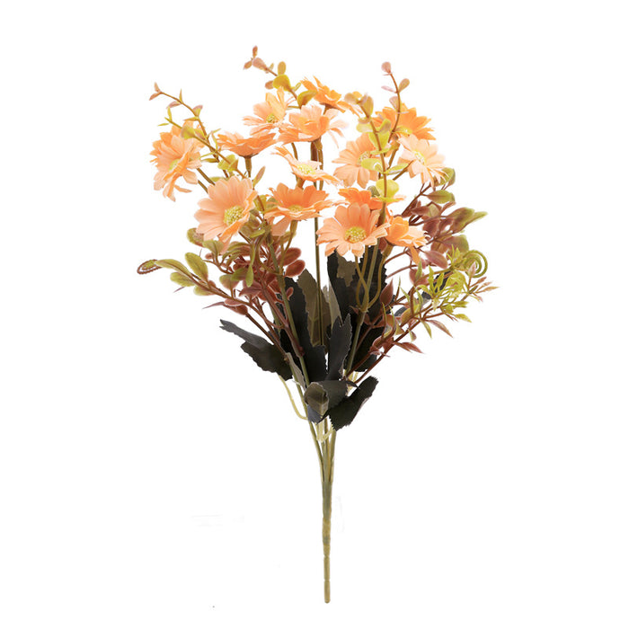 Bulk 12Pcs 12" Daisy Bush Silk Flowers Artificial Autumn Floral Arrangement Wholesale