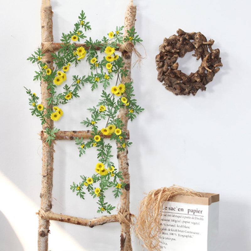 Bulk Artificial Daisy Garland Vine Hanging Silk Flower for Home Garden Outdoor Ceremony Wedding Arch Floral Decor Wholesale