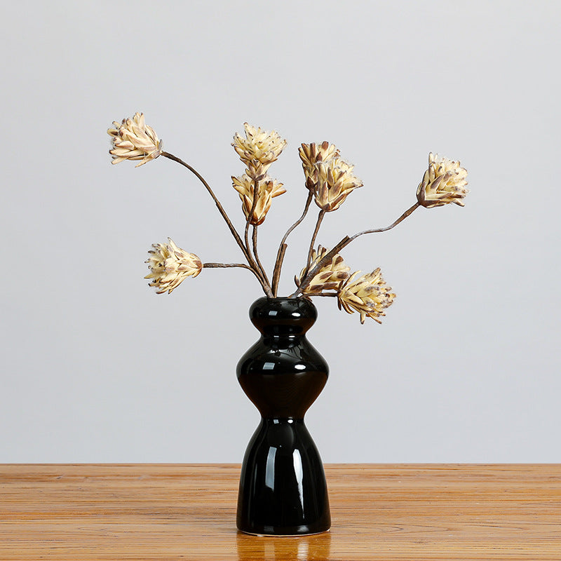 Bulk Retro Protea Stems Artificial Dried Style Flowers Wholesale