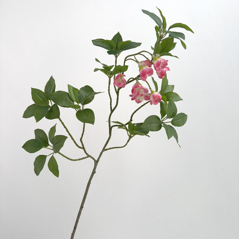 Bulk 25.5" Artificial Enkianthus Bell Flower Branch for Floral Arrangements Wholesale