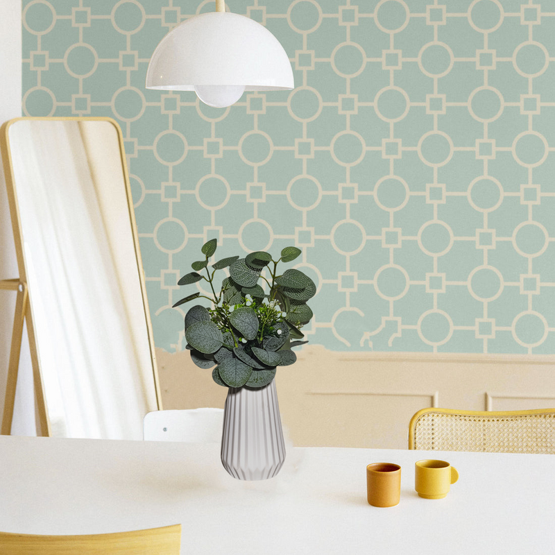 Bulk 14" Artificial Eucalyptus Plant in Vase Potted Plant for Bedroom Bathroom Shelves Wholesale