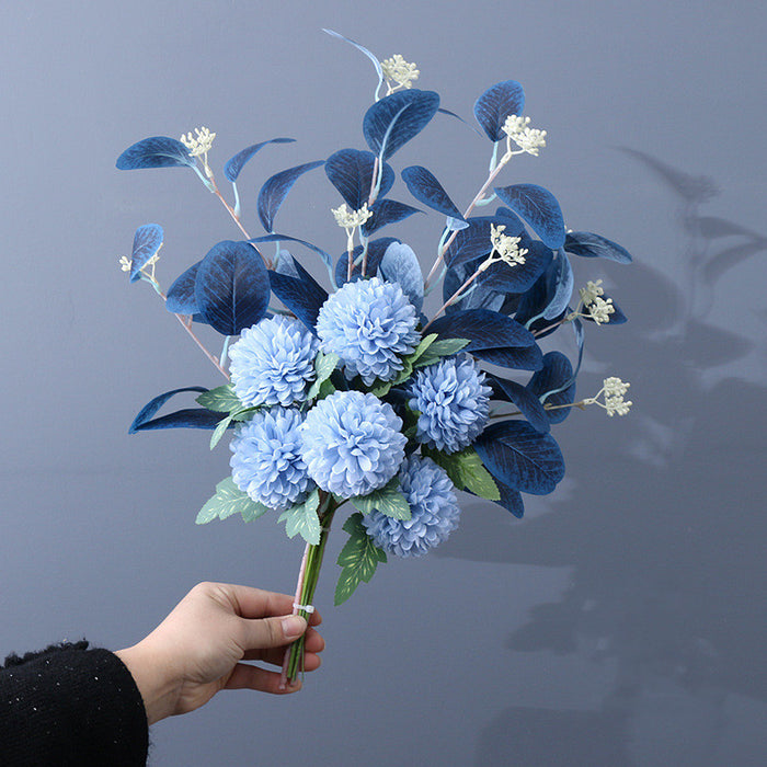 Bulk Artificial Fall Flowers Bridal Bouquets for Home Party Baby Shower Wedding Christmas Decor Wholesale