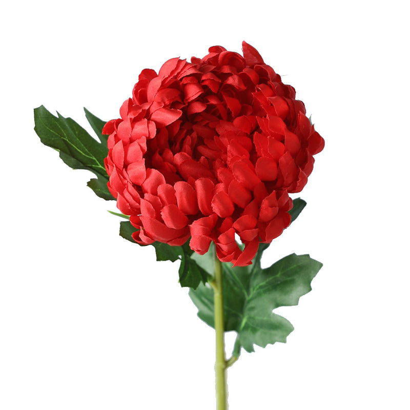 Bulk 18" Artificial Fall Flowers Mum Stems Fall Decorations Silk Flowers Arrangement Wholesale