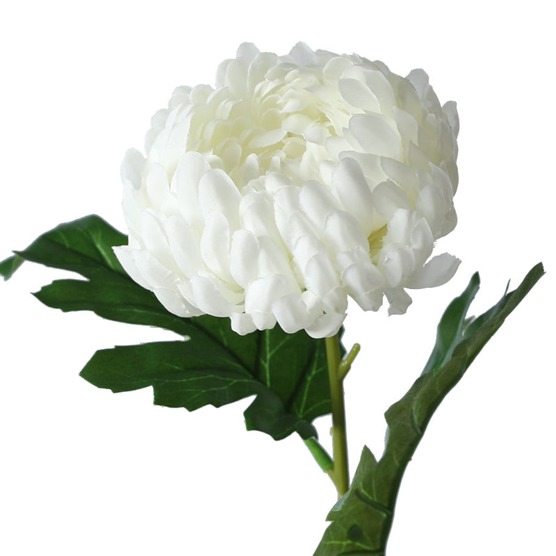 Bulk 18" Artificial Fall Flowers Mum Stems Fall Decorations Silk Flowers Arrangement Wholesale