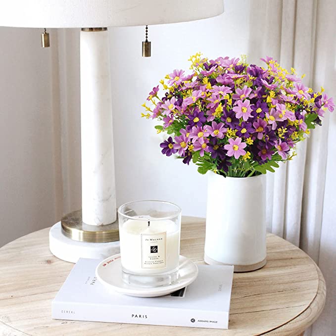 Offres du Black Friday 2024 Fleurs artificielles Marguerite pour l'extérieur Fleurs résistantes aux UV Vente en gros 