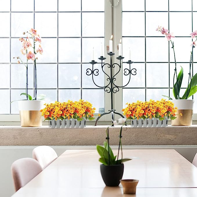 Offres du Black Friday 2024 Fleurs artificielles Marguerite pour l'extérieur Fleurs résistantes aux UV Vente en gros 