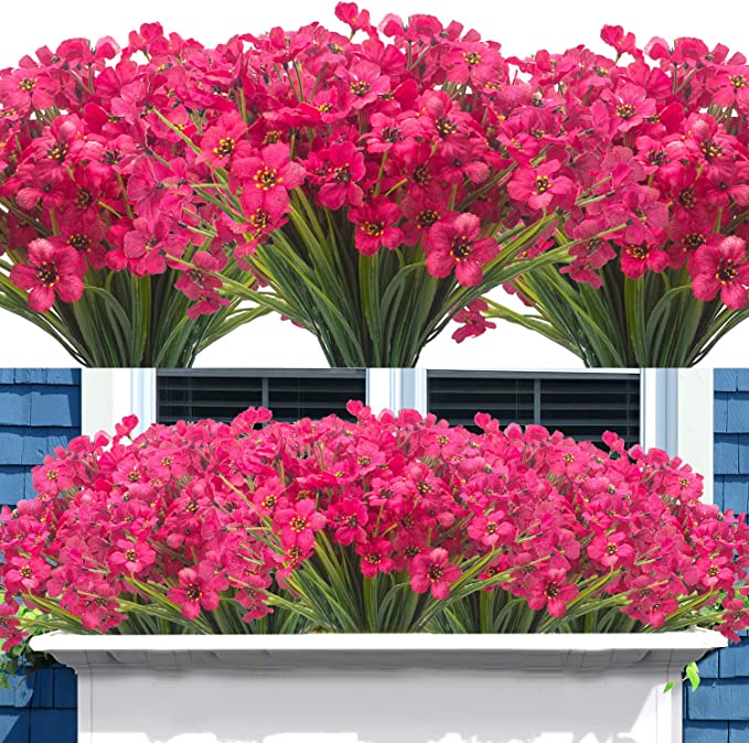 Clearance Bulk Faux Flowers UV Resistant for Outdoors Wholesale