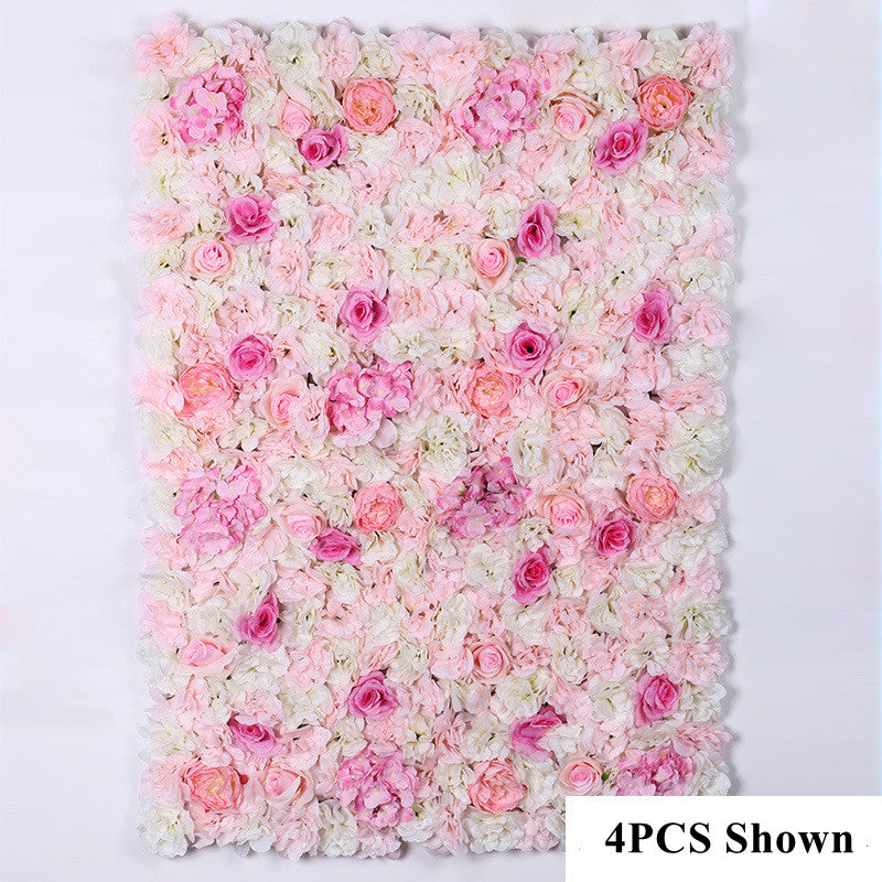 Bulk 4Pcs Artificial Flowers Backdrop Wall Decor Wholesale