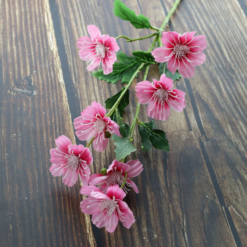 February Birth Flower 5pcs Artificial Flowers Primrose Stems Branch Spray Wholesale