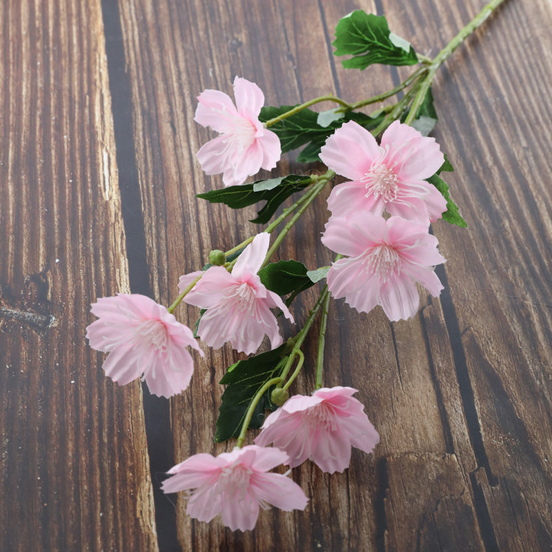 February Birth Flower 5pcs Artificial Flowers Primrose Stems Branch Spray Wholesale