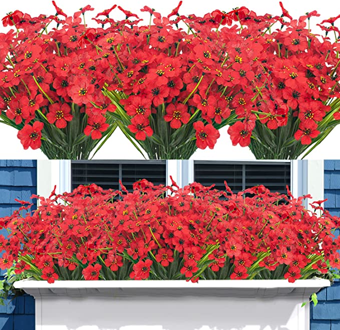 Clearance Bulk Faux Flowers UV Resistant for Outdoors Wholesale