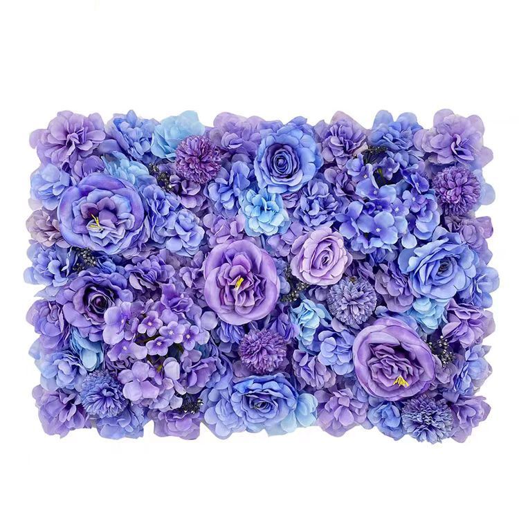 Bulk Peony Hydrangea Flower Wall Panel Wall Mat Backdrop Artificial Panels Wholesale