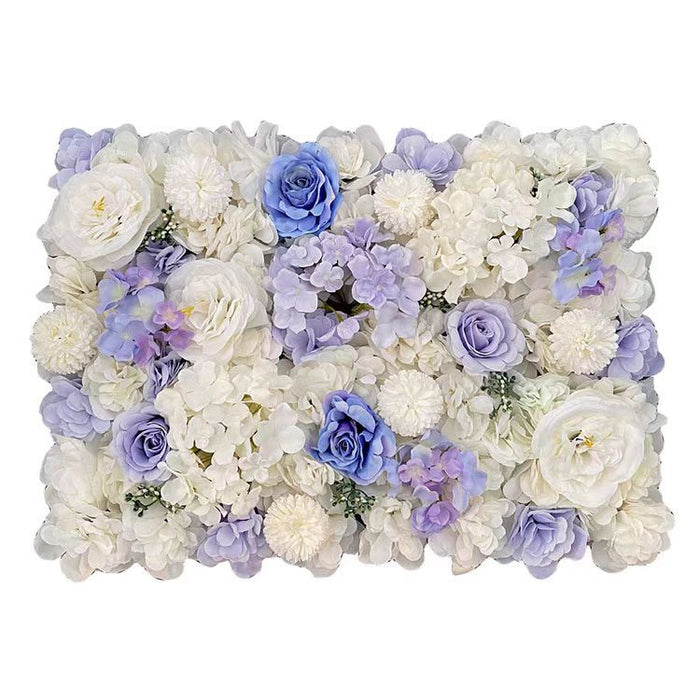 Bulk Peony Hydrangea Flower Wall Panel Wall Mat Backdrop Artificial Panels Wholesale