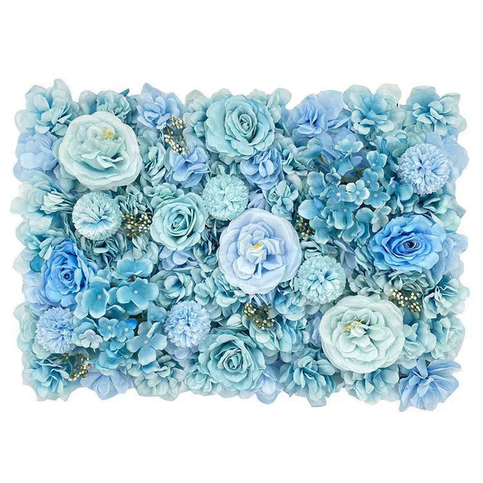 Bulk Peony Hydrangea Flower Wall Panel Wall Mat Backdrop Artificial Panels Wholesale