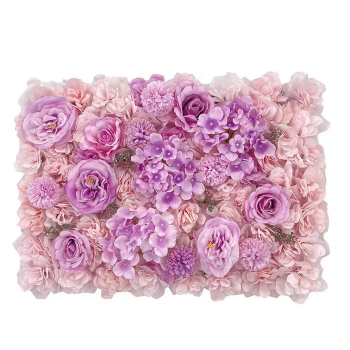 Bulk Peony Hydrangea Flower Wall Panel Wall Mat Backdrop Artificial Panels Wholesale