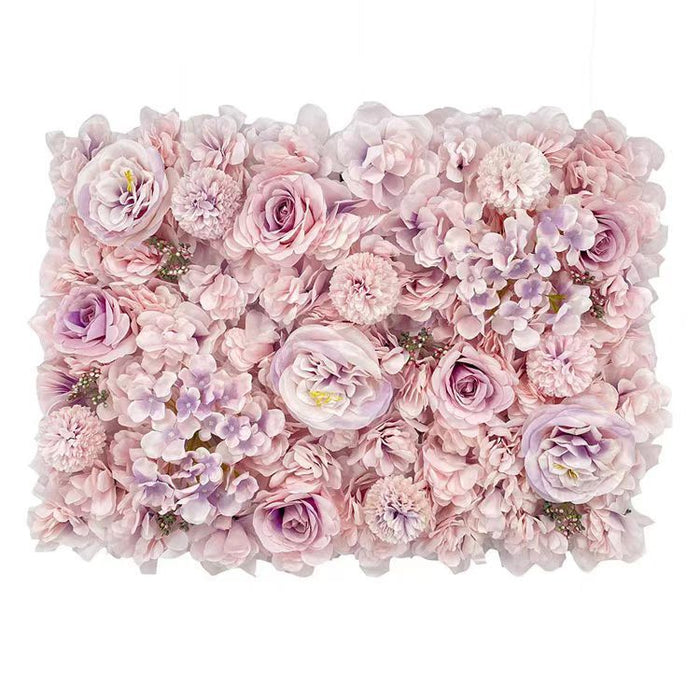 Bulk Peony Hydrangea Flower Wall Panel Wall Mat Backdrop Artificial Panels Wholesale