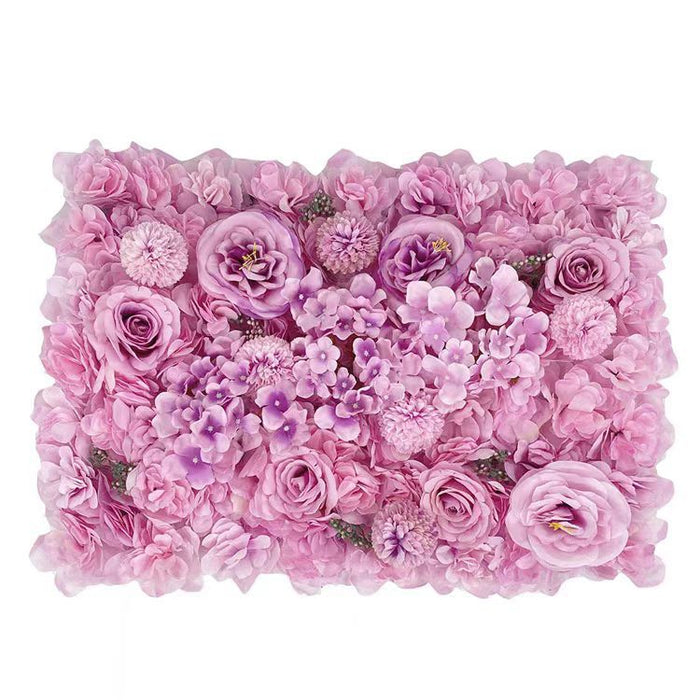 Bulk Peony Hydrangea Flower Wall Panel Wall Mat Backdrop Artificial Panels Wholesale