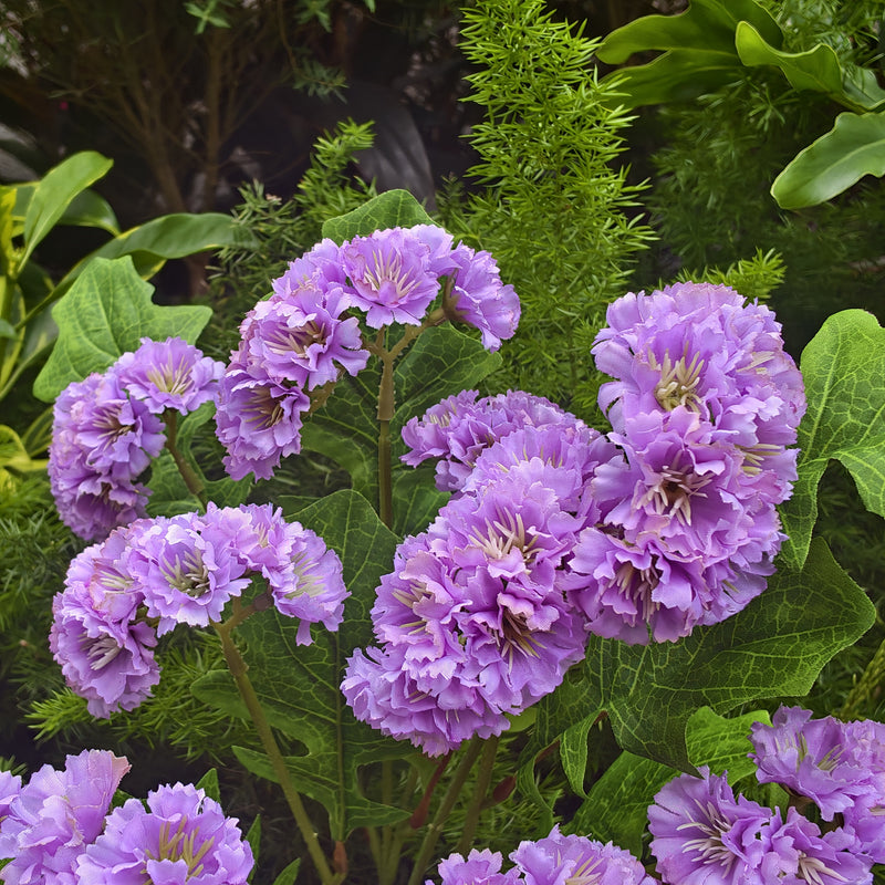 Bulk Artificial Forget-Me-Nots Bush - UV Resistant Wildflowers for Outdoor Hanging Baskets, Garden & Patio Decor Wholesaler