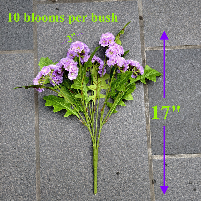 Bulk Artificial Forget-Me-Nots Bush - UV Resistant Wildflowers for Outdoor Hanging Baskets, Garden & Patio Decor Wholesaler