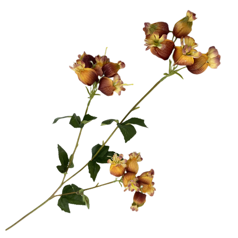 Branches de Fuchsia Hybrida en vrac 33" Fleurs artificielles en soie en gros