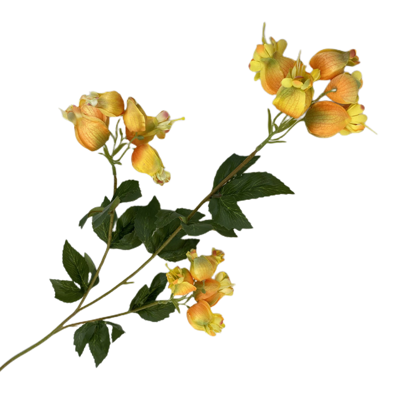 Branches de Fuchsia Hybrida en vrac 33" Fleurs artificielles en soie en gros