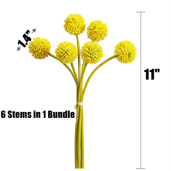 Bulk 11" Artificial Golden Ball Stems Bundle Bouquet for Autumn Decoration Wholesale