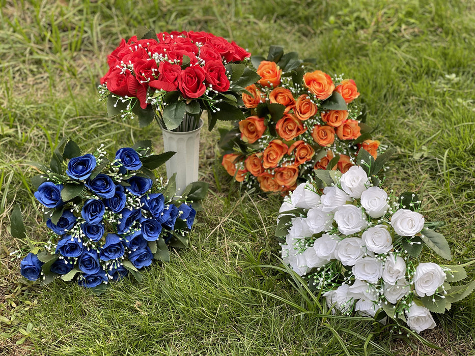 Bulk 12Pcs Cemetery Vases Flower Holder Graveyard Flower Holder Wholesale
