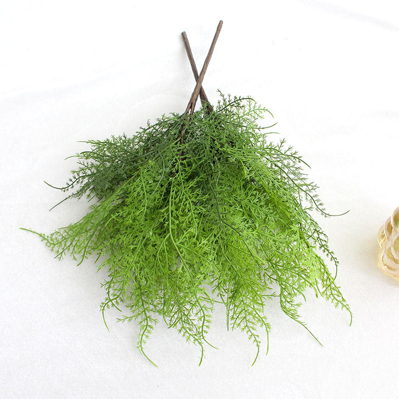 Premium 16" Real Touch Asparagus Bush - Lifelike Greenery for Indoors