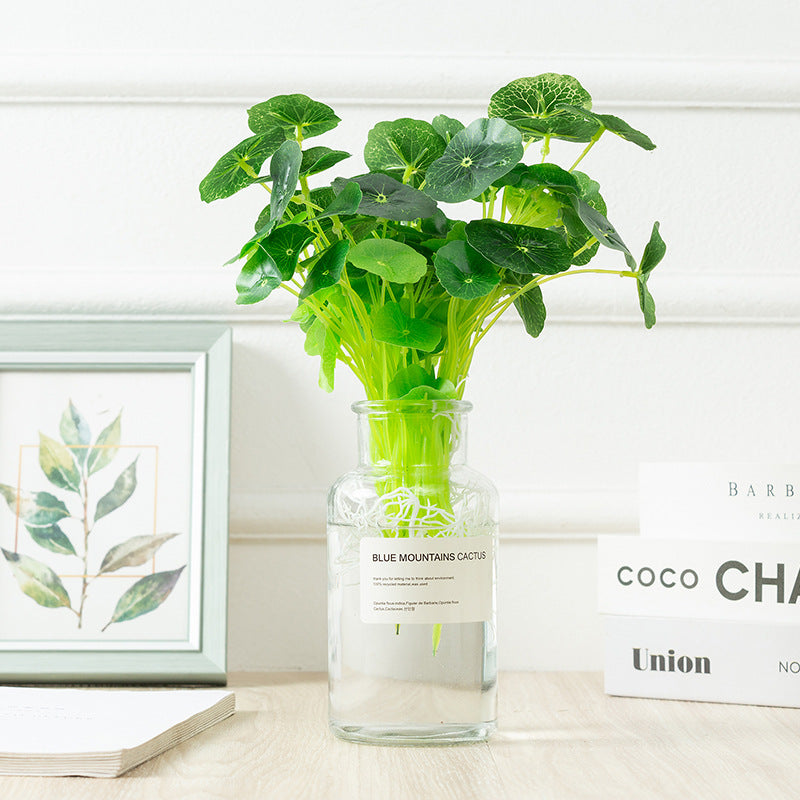 Bulk 9.8" Greenery Plants Stems Picks Faux for Fish Tank Aquarium Vase Wholesale