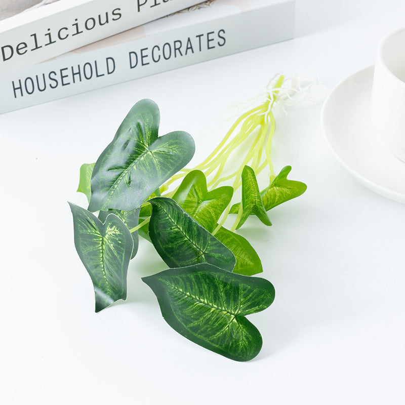 Bulk 9.8" Greenery Plants Stems Picks Faux for Fish Tank Aquarium Vase Wholesale