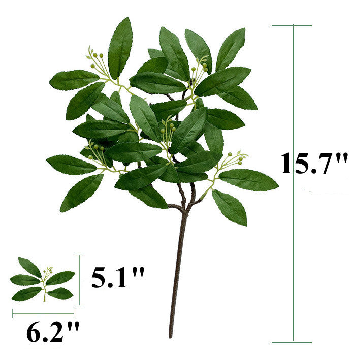 Bulk 2 Pcs Artificial Greenery Stems Fake Tree Branches Wholesale